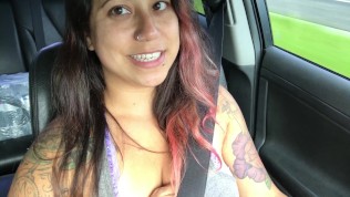 Dirty talking in the car. Can you make me cum while I’m driving?